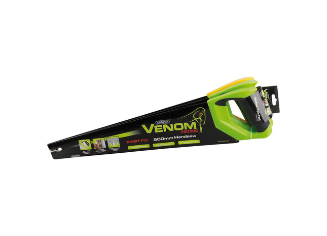 Draper Venom Double Ground Handsaws, 500mm (Pack of 3) 17693 Draper - Town Tools 