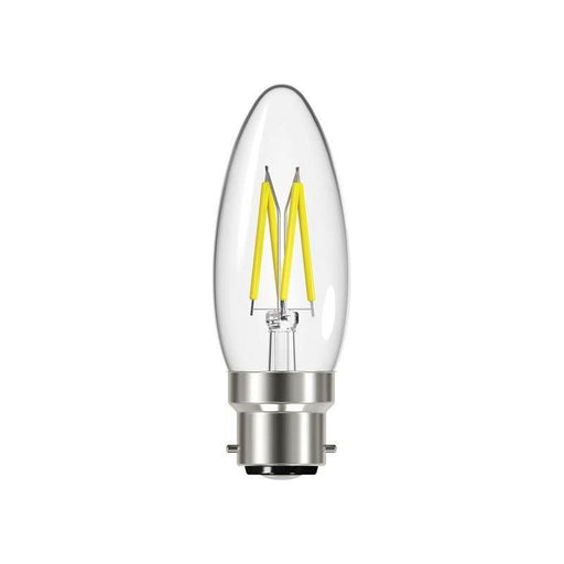 Energizer® LED BC (B22) Candle Filament Non-Dimmable Bulb, Warm White 250 lm 2.3W Energizer® - RockBottom Northamptin