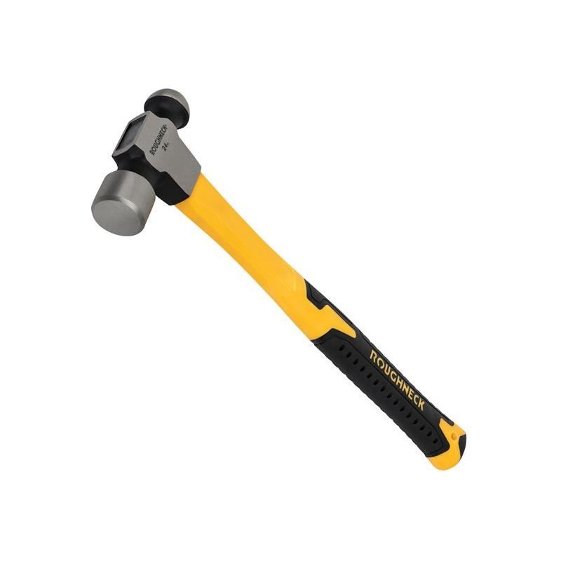 Roughneck Ball Pein Hammer Fibreglass Shaft 454g (16oz) Roughneck - RockBottom Nothampton