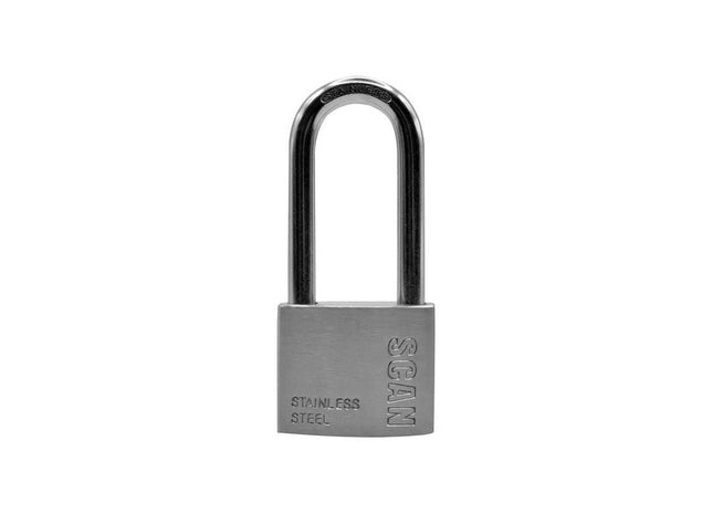 Scan Stainless Steel Padlock 50mm Long Shackle Scan - RockBottom Nothampton