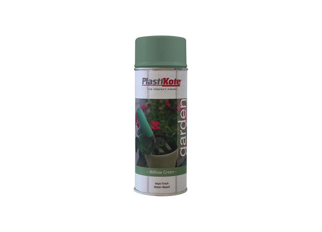 Plastikote Garden Colours Spray Paint Willow Green 400ml PlastiKote - RockBottom Nothampton
