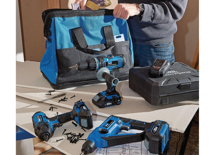 Draper Storm Force 20V Cordless Fixing Kit (8 Piece) 40449 Draper - Town Tools 