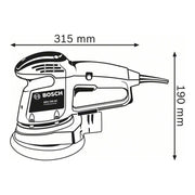 Bosch GEX 34-150 Professional Random Orbital Sander 150mm 340W 240V Bosch - RockBottom Northampton
