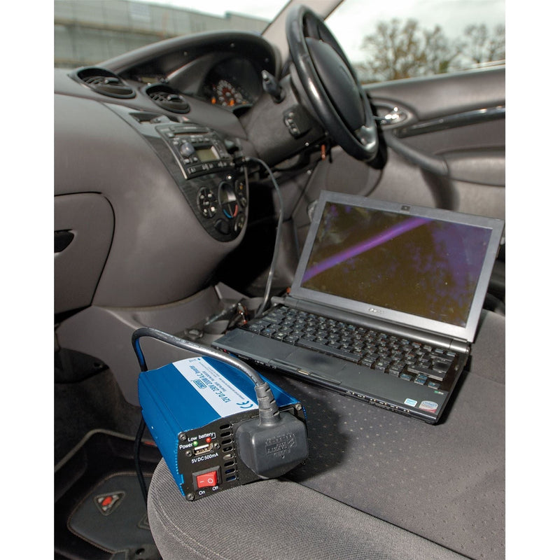 Draper 12V DC-AC Inverter, 200W 28814 Draper - Town Tools 