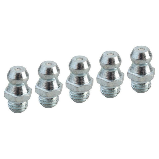 Faithfull Grease Nipple Straight 1/4in UNF (Pack 5) Faithfull - RockBottom Northampton
