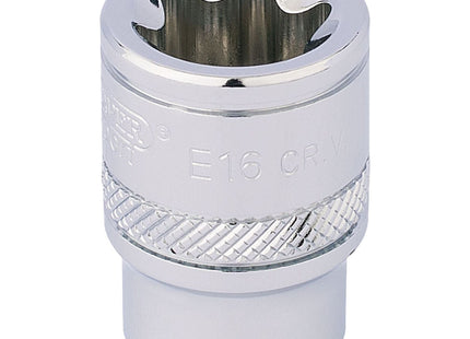 Draper TX-STAR Socket, 3/8" Sq. Dr., E16 34204 Draper - Town Tools 