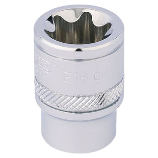 Draper TX-STAR Socket, 3/8" Sq. Dr., E16 34204 Draper - Town Tools 