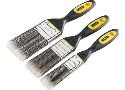 Stanley® Hand Tools DYNAGRIP™ Synthetic Brush Pack Set of 3 25 38 & 50mm STANLEY® Hand Tools - RockBottom Nothampton