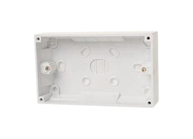 Dencon Pattress Box 2-Gang 28/32mm Dencon - RockBottom Northampton