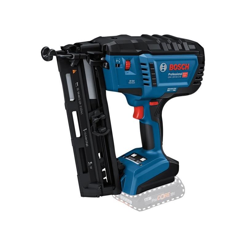 Bosch GNH18V-64-2M BL 16ga Finish Nailer Bare Bosch - RockBottom Northampton