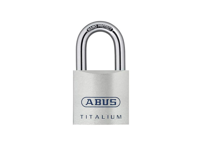 Abus Mechanical 80TI/50mm TITALIUM™ Padlock Keyed Alike KA8012 ABUS Mechanical - RockBottom Northampton 
