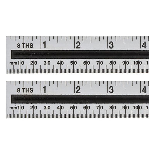 Bluespot Tools Aluminium Ruler 300mm (12in) BlueSpot Tools - RockBottom Northampton