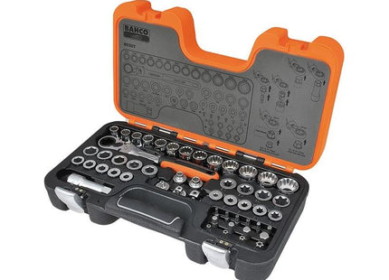 Bahco S530T 1/2in Drive Pass-Through Socket Set, 53 Piece Bahco - RockBottom Northampton