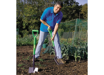 Draper Carbon Steel Garden Fork and Spade Set, Green 16566 Draper - Town Tools 