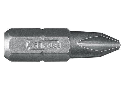 Stanley® Hand Tools Phillips Bits PH2 x 25mm (Pack 3) STANLEY® Hand Tools - RockBottom Nothampton