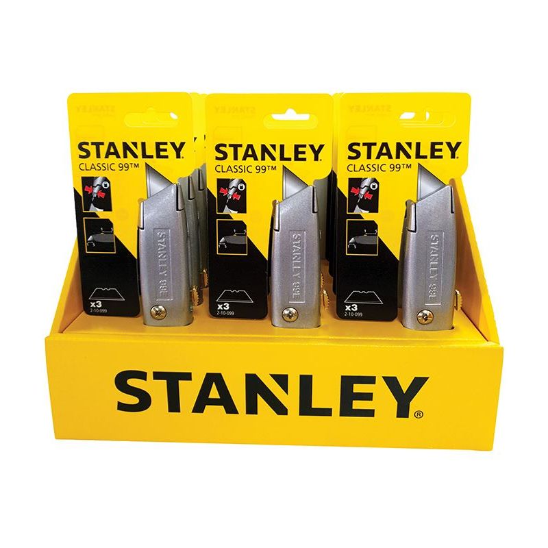 Stanley® Hand Tools 99E Counter Display of 12 Knives STANLEY® Hand Tools - RockBottom Nothampton
