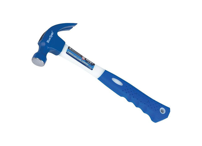 Bluespot Tools Claw Hammer Fibreglass Shaft 570g (20oz) BlueSpot Tools - RockBottom Northampton