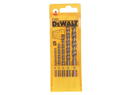 Dewalt Power Tools Masonry Drill Set. 5 Piece DeWALT Power Tools - RockBottom Northampton