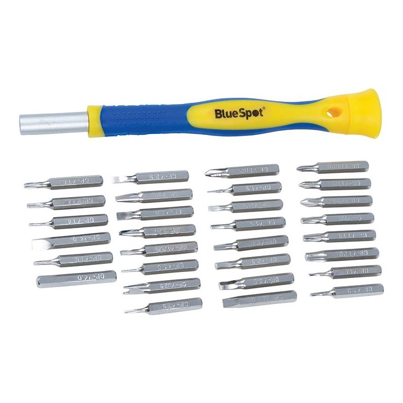 Bluespot Tools Precision Driver Set, 31 Piece BlueSpot Tools - RockBottom Northampton