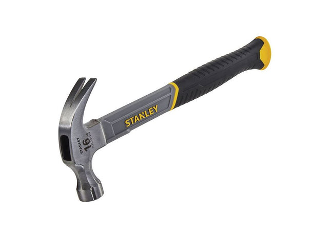 Stanley® Hand Tools Curved Claw Hammer Fibreglass Shaft 450g (16oz) STANLEY® Hand Tools - RockBottom Nothampton
