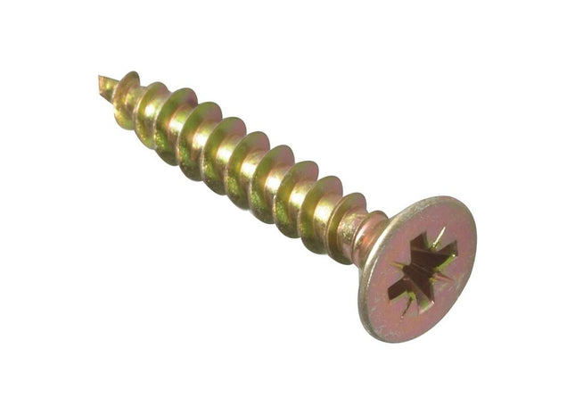 Forgefix Multi-Purpose Pozi Compatible Screw CSK ST ZYP 5.0 x 35mm Box 200 ForgeFix - RockBottom Northampton