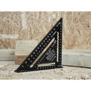 Faithfull Prestige Quick Square Black Aluminium 178mm (7in) Faithfull - RockBottom Northampton