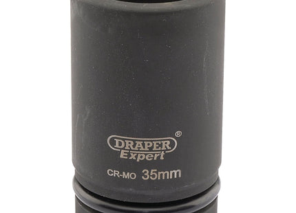 Draper Expert HI-TORQ 6 Point Deep Impact Socket, 1" Sq. Dr., 35mm Draper - Town Tools 