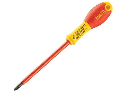Stanley® Hand Tools FatMax® VDE Insulated Screwdriver Phillips Tip PH2 x 125mm STANLEY® Hand Tools - RockBottom Nothampton
