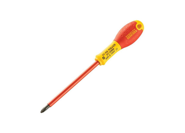 Stanley® Hand Tools FatMax® VDE Insulated Screwdriver Phillips Tip PH2 x 125mm STANLEY® Hand Tools - RockBottom Nothampton