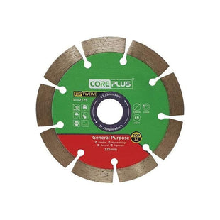 Coreplus Top Twelve General Purpose Diamond Blade 125mm CorePlus - RockBottom Northampton