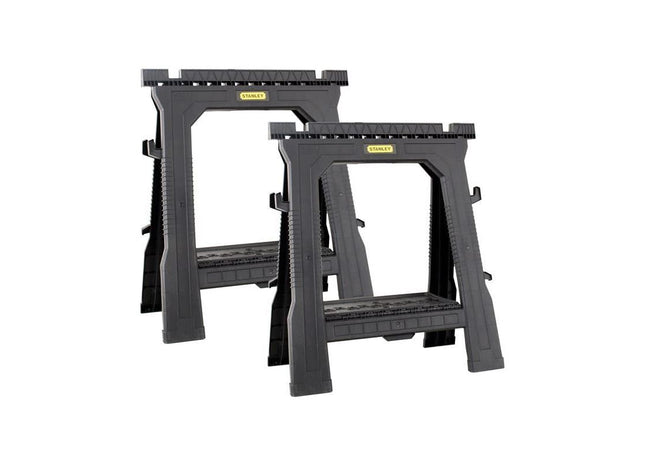 Stanley® Hand Tools Folding Sawhorses (Twin Pack) STANLEY® Hand Tools - RockBottom Nothampton