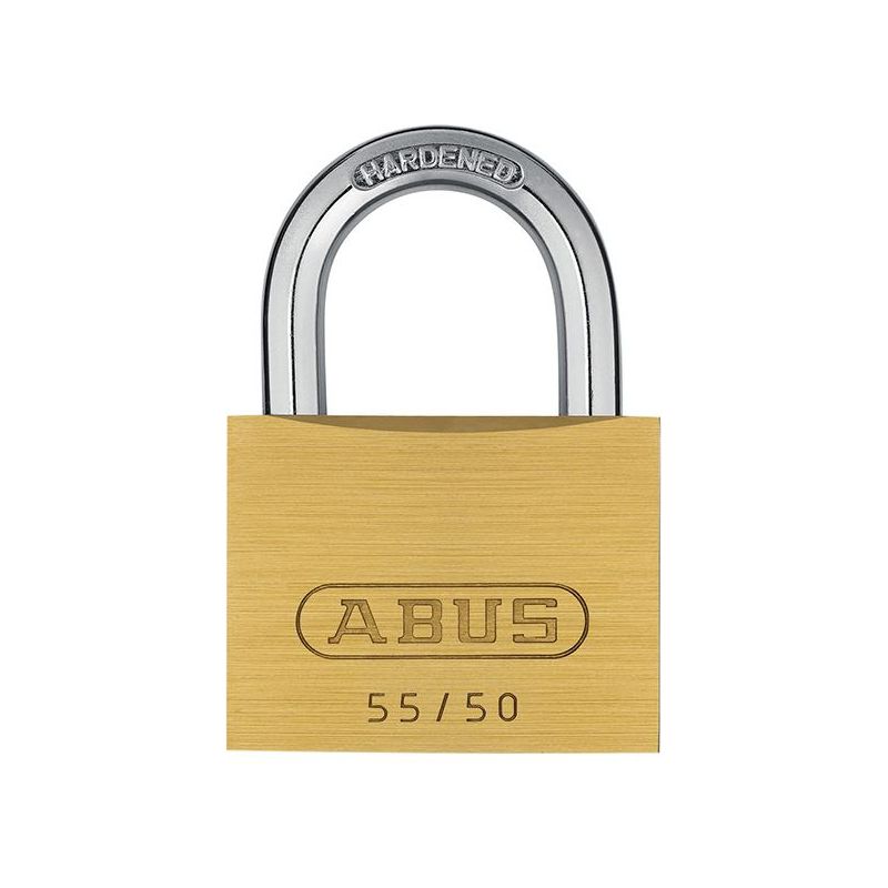 Abus Mechanical 55/50mm Brass Padlock Keyed Alike 5502 ABUS Mechanical - RockBottom Northampton 