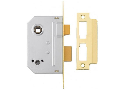 Yale Locks PM236 Bathroom 2 Lever Sashlock Polished Brass 67mm 2.5in Yale Locks - RockBottom Northampton
