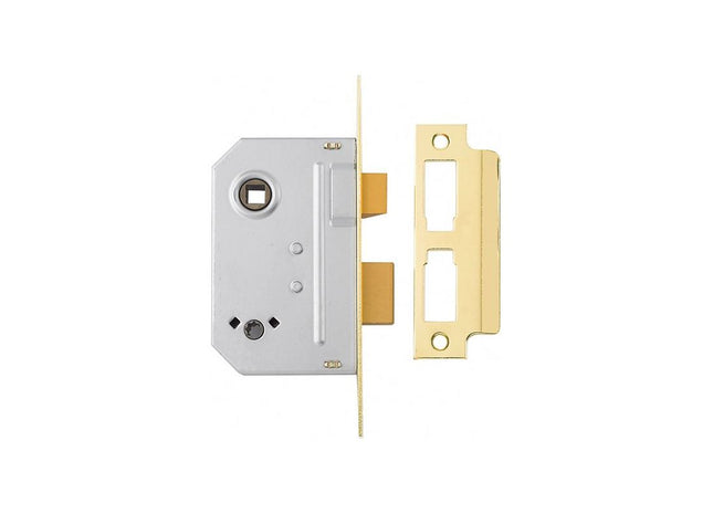 Yale Locks PM236 Bathroom 2 Lever Sashlock Polished Brass 67mm 2.5in Yale Locks - RockBottom Northampton
