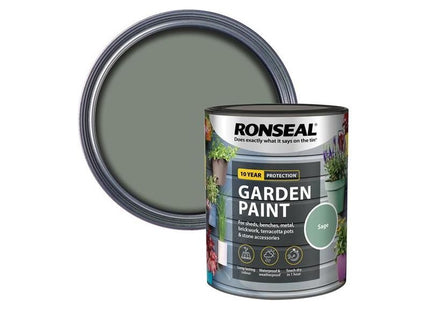 Ronseal Garden Paint Sage 750ml Ronseal - RockBottom Nothampton
