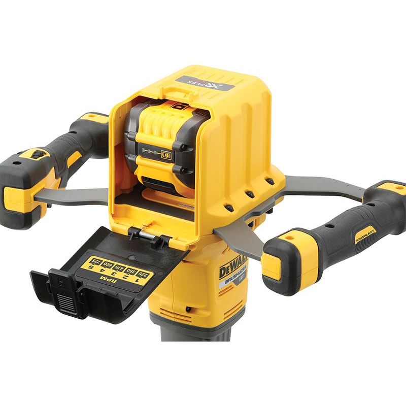 Dewalt Power Tools DCD240X2 XR FlexVolt Paddle Mixer 54V 2 x 3.0Ah Li-ion DeWALT Power Tools - RockBottom Northampton