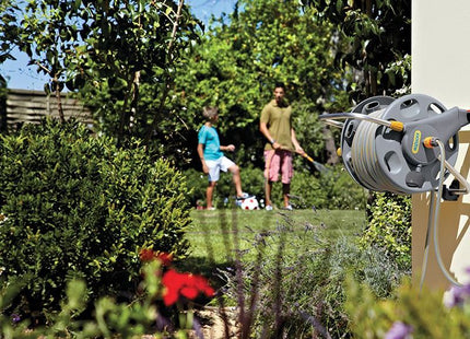 Hozelock 2475 60m Wall Mountable Hose Reel ONLY Hozelock - RockBottom Northampton