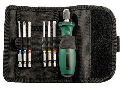 Metabo Bit Roll-Up Case Set, 7 Piece Metabo - RockBottom Northampton
