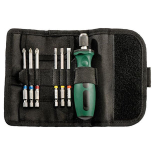 Metabo Bit Roll-Up Case Set, 7 Piece Metabo - RockBottom Northampton