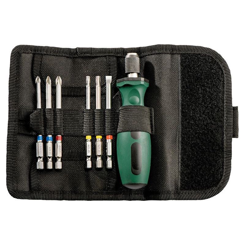 Metabo Bit Roll-Up Case Set, 7 Piece Metabo - RockBottom Northampton