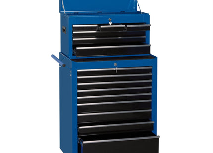Draper Combination Roller Cabinet and Tool Chest, 15 Drawer, 26", 680 x 458 x 13 Draper - Town Tools 