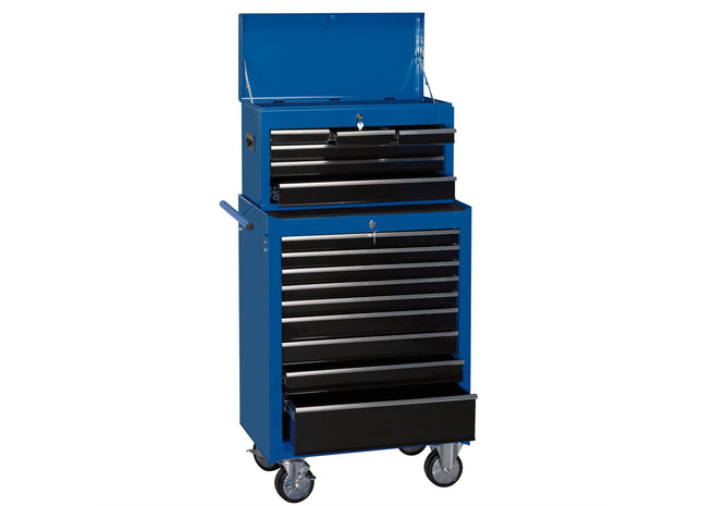 Draper Combination Roller Cabinet and Tool Chest, 15 Drawer, 26", 680 x 458 x 13 Draper - Town Tools 