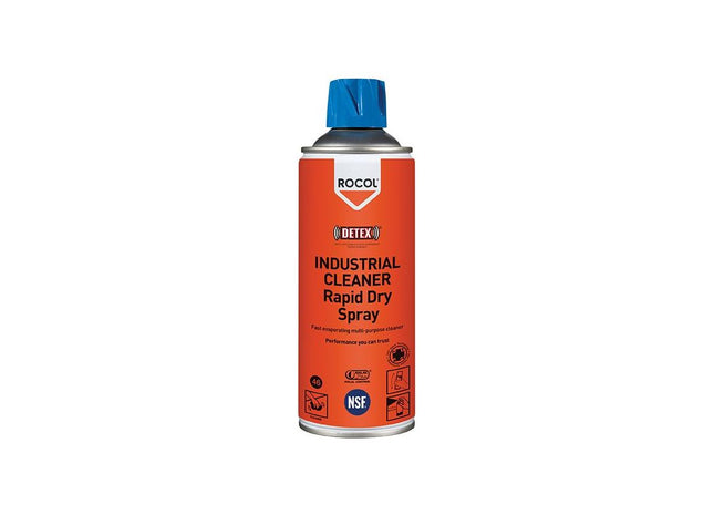 Rocol INDUSTRIAL CLEANER Rapid Dry Spray 300ml ROCOL - RockBottom Nothampton