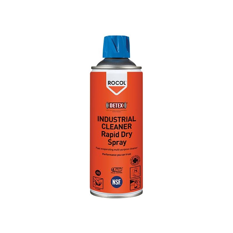 Rocol INDUSTRIAL CLEANER Rapid Dry Spray 300ml ROCOL - RockBottom Nothampton