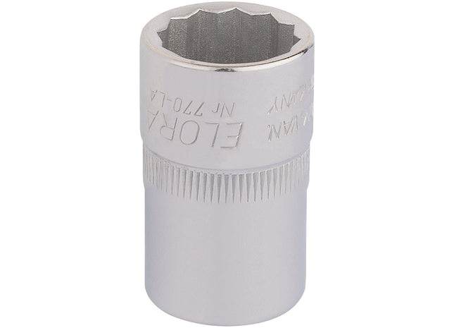 Draper Elora Bi-Hexagon Socket, 1/2" Sq. Dr., 11/16" 24400 Draper - Town Tools 