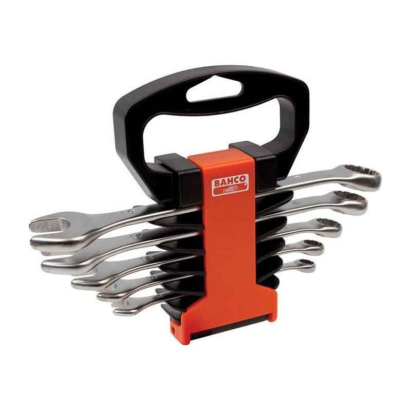 Bahco Chrome Polished Combination Spanner Set, 5 Piece Bahco - RockBottom Northampton