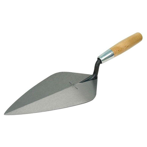 Marshalltown 34 Wide London Pattern Brick Trowel - Wooden Handle 10.1/2in Marshalltown - RockBottom Northampton