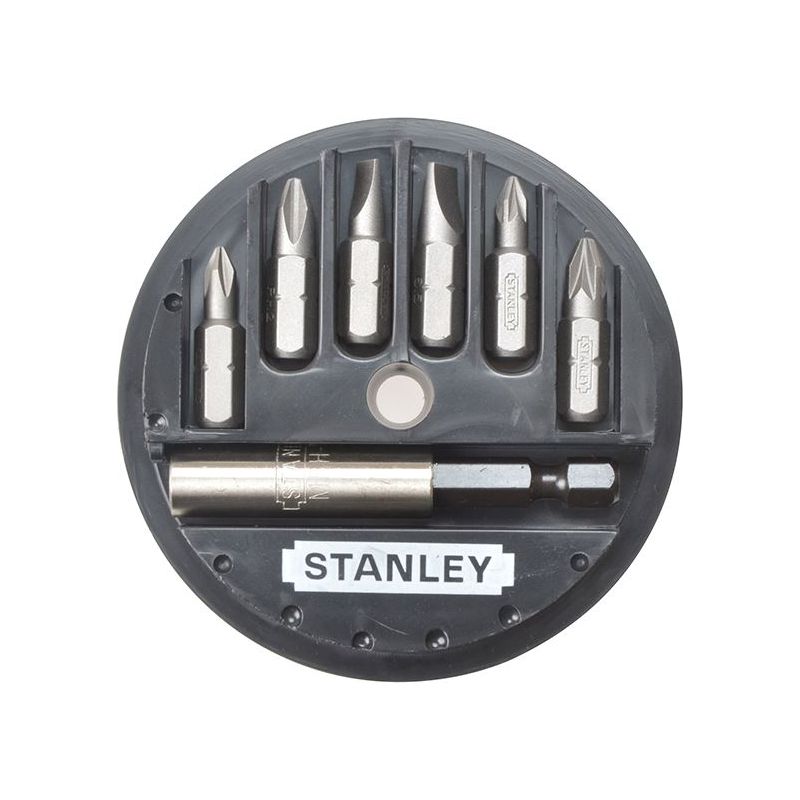 Stanley® Hand Tools Slotted/Phillips/Pozidriv Insert Bit Set, 7 Piece STANLEY® Hand Tools - RockBottom Nothampton