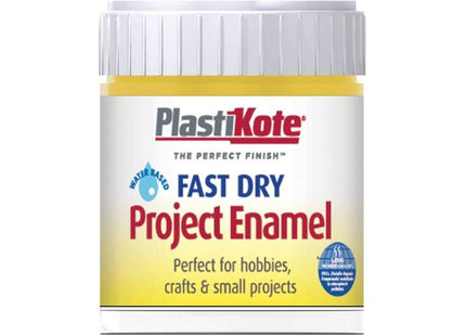 Plastikote Fast Dry Enamel Paint B12 Bottle Buttercup Yellow 59ml PlastiKote - RockBottom Nothampton