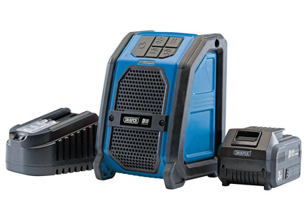 Draper D20 20V Wireless Speaker with 1 x 3.0Ah Battery and Charger 94903 Draper - Town Tools 